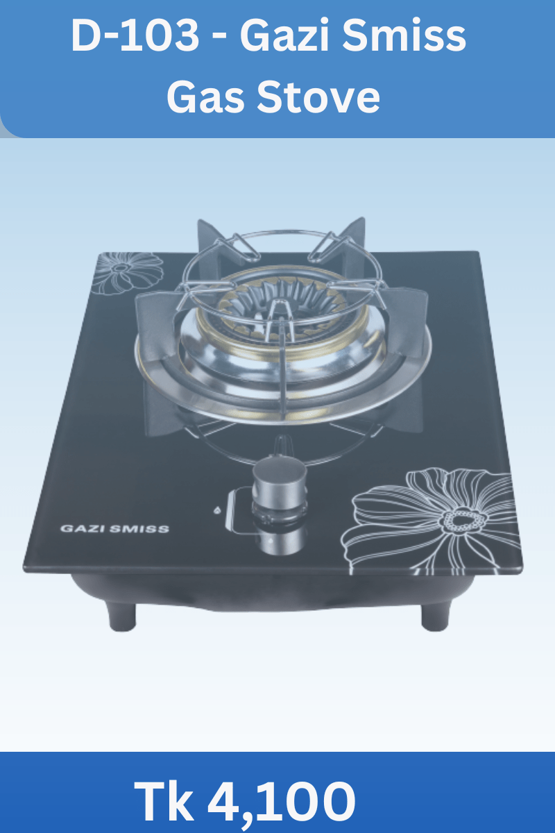 D 103 Gazi Smiss 
Gas Stove