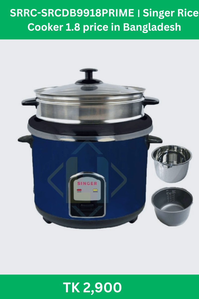 SRRC-SRCDB9918PRIME । Singer Rice Cooker 1.8 price in Bangladesh