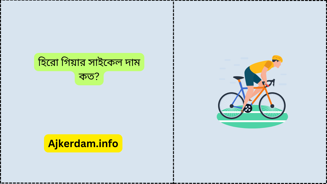 হিরো গিয়ার সাইকেল দাম কত ২০২৫