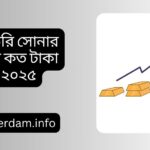 ১ ভরি সোনার দাম কত টাকা ২০২৫